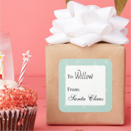 Etiquetas de regalo personalizadas con nombre pers
