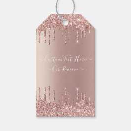 Etiquetas de regalo personalizadas con texto y bri