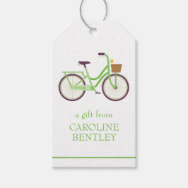 Etiquetas de regalo personalizadas para bicicletas