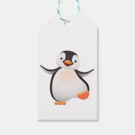 Etiquetas de regalo - Pingüino bebé