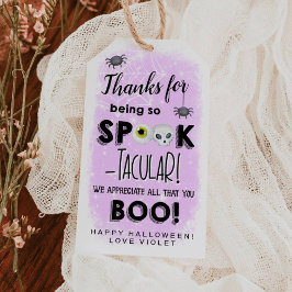 Etiquetas de regalo Spooktacular de Halloween Apre