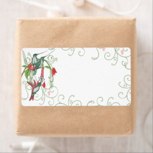 Etiquetas de regalos de Navidad con remolino de co