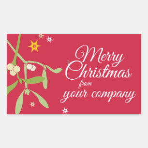 Etiquetas de regalos de Navidad para negocios