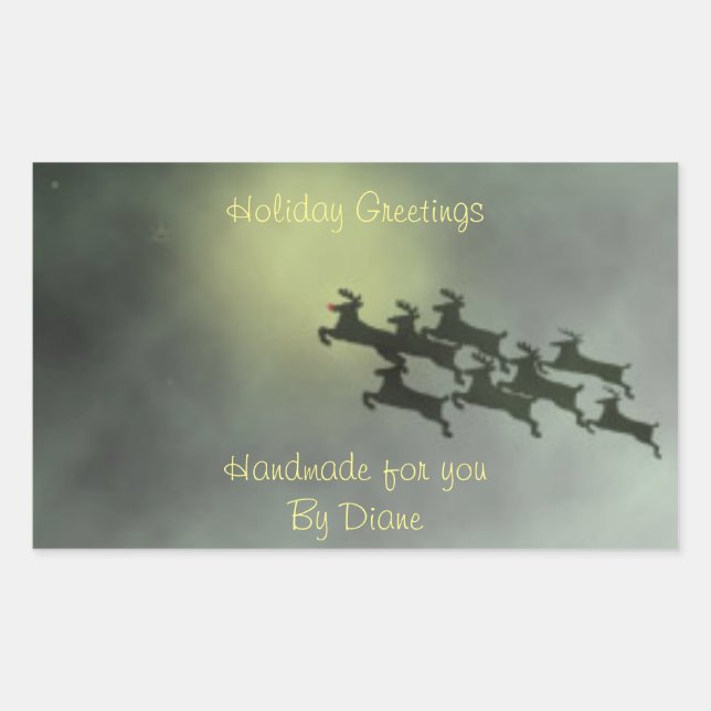 Etiquetas de renos (Anverso)