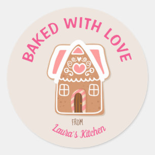 Etiquetas de repostería personalizadas con un nomb