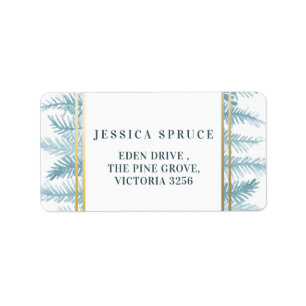 Etiquetas de respuesta de hojas de pino de abeto a