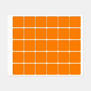 Etiquetas de ropa naranja