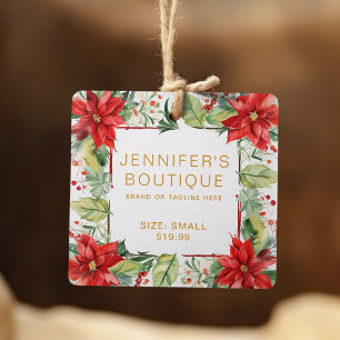 Etiquetas de ropa para Navidades de pequeñas empre