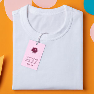 Etiquetas de ropa Pequeña Empresa Púrpura