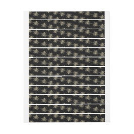 Etiquetas de seguridad de abejas negras grandes