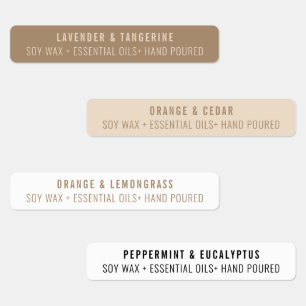 Etiquetas de sellado a prueba de tampón neutro de