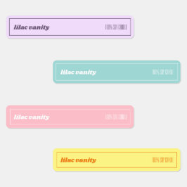 Etiquetas de sellado de velas retro coloridas a pr