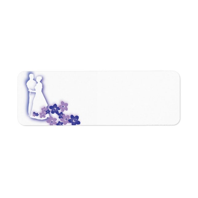 Etiquetas de silueta boda (Frente)
