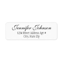 Etiquetas de sobres de direcciones de devolución d