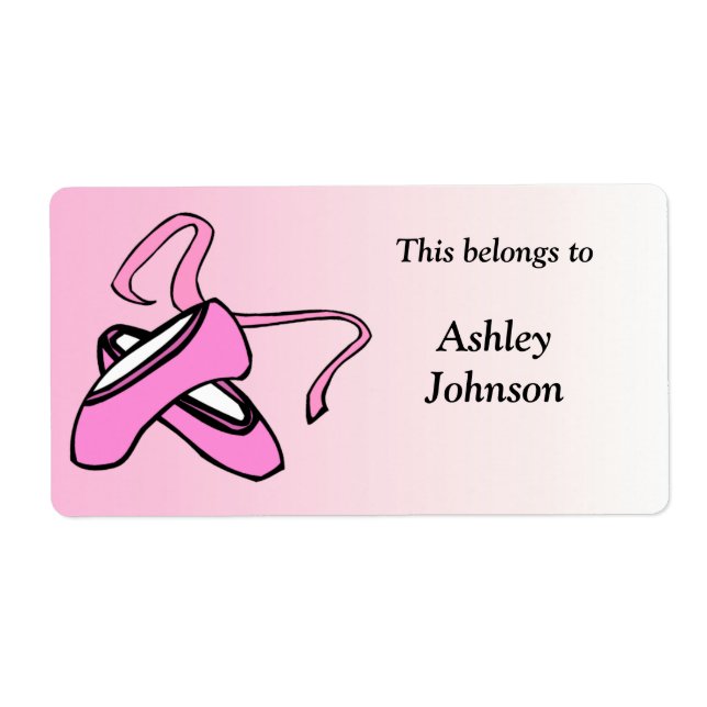 Etiquetas de suministros escolares (Frente)