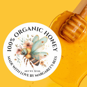 Etiquetas de Tarro de Miel Abeja Mielera Panal Pro