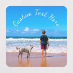 Etiquetas de texto fotográfico de personalizado -<br><div class="desc">Foto y texto personalizado - Haz tu propio diseño único - Amo a mi Mascota - Familia personalizada / Amigos / Mascotas o regalo personal - Añadir tu foto / texto / nombre / más - Redimensionar y mover o eliminar y agregar elementos / texto con herramienta de personalización !...</div>