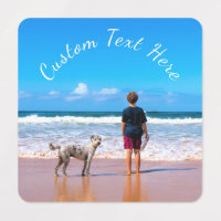Etiquetas de texto fotográfico de personalizado - 
