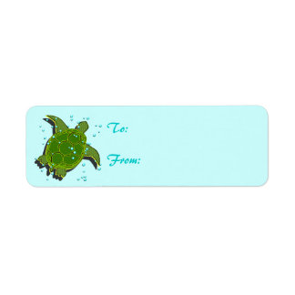 Etiquetas de tortugas marinas