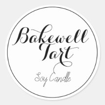 Etiquetas de velas de soja