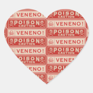 Etiquetas de veneno ventilado