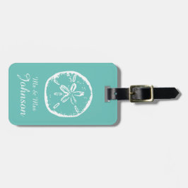 Etiquetas de viaje de destino de playa de dólar ar