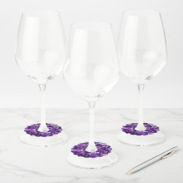 Etiquetas de vidrio de cristal de Geode de cristal