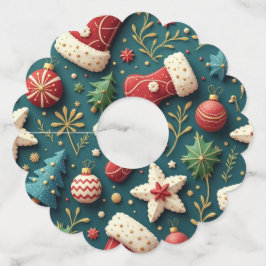 Etiquetas de vidrio Fiesta para navidades