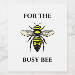 etiquetas de vino abeja ocupada