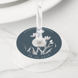 Etiquetas de Vino Boda Dreamy Floral ⎢