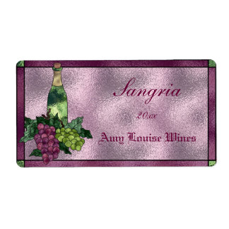 Etiquetas de vino caseras