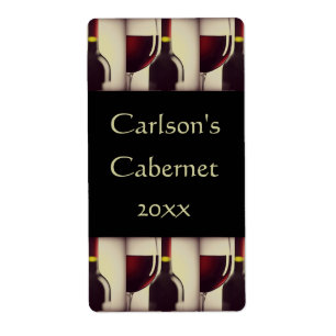 Etiquetas de vino caseras (verticales)