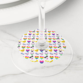 Etiquetas de vino de Pride Hearts