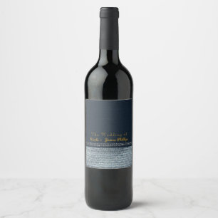 Etiquetas de vino elegantes glam brillantes de mez