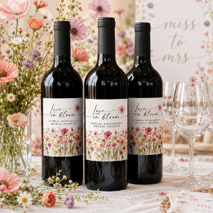 Etiquetas de vino para despedida de soltera Love I