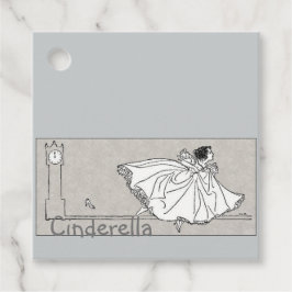 Etiquetas de Vintage Cinderella Favor