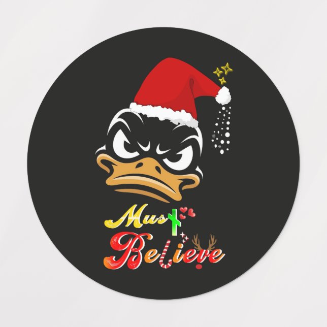 Etiquetas Debes Creer Navidad (Diseño 5)