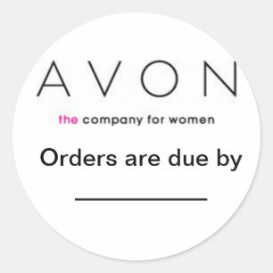 Etiquetas debidas de la orden de Avon