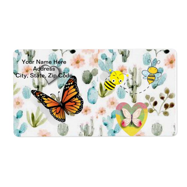 Etiquetas del Día de la Madre (Frente)