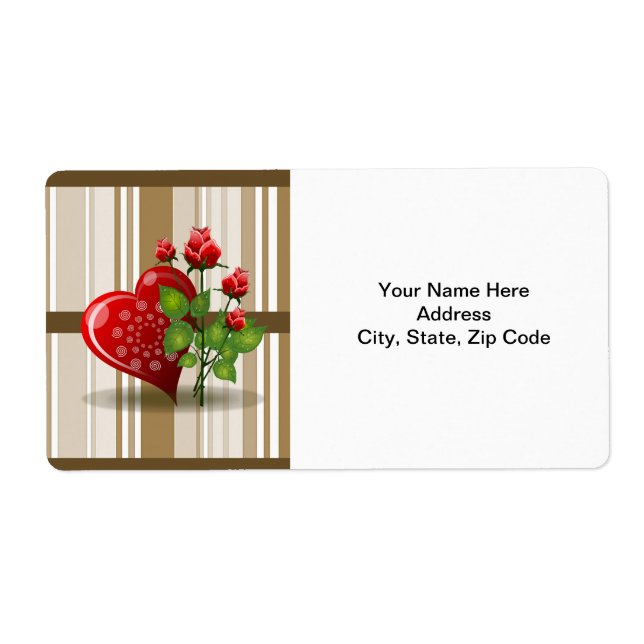 Etiquetas del Día de la Madre (Frente)