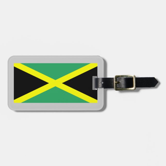 Etiquetas del equipaje de Jamaica (Frente Horizontal)