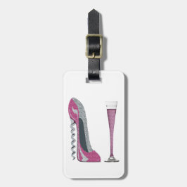 Etiquetas del equipaje del arte del zapato del