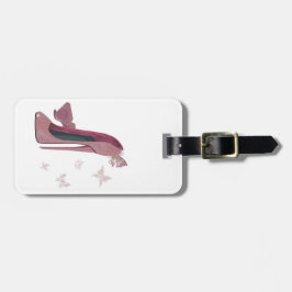 Etiquetas del equipaje del arte del zapato del