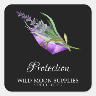 Etiquetas del kit de toallas de protección negra