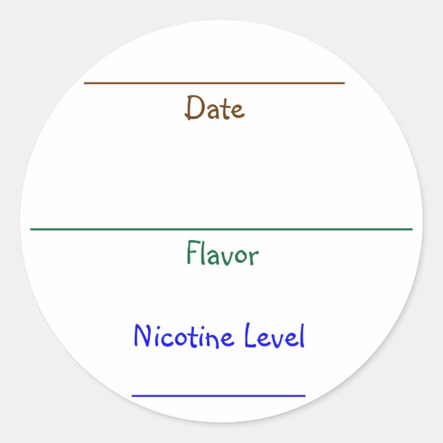 Etiquetas del NIC-Jugo (Anverso)