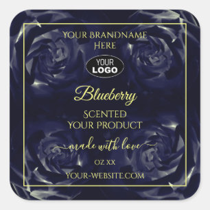 Etiquetas del paquete de productos florales Rosas 