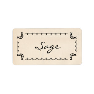 Etiquetas del sabio del Vintage-Estilo
