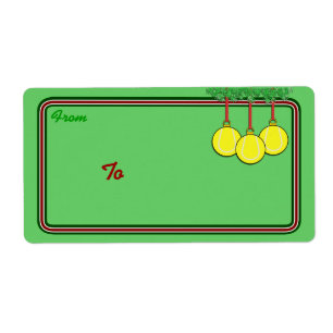 Etiquetas del tenis del navidad