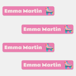 Etiquetas delgadas para bolígrafos - Roller Disco