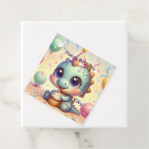 Etiquetas Dino Delight Favor